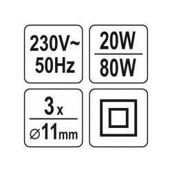 YATO Ragasztópisztoly 11 mm/20W (YT-82402)