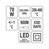 YATO Forrasztóállomás LED kijelző 70 W (YT-82459) YATO Forrasztóállomás LED kijelző 70 W (YT-82459)