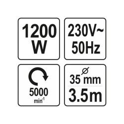 YATO Betontömörítő (tűvibrátor) 1200W (YT-82600) YATO Betontömörítő (tűvibrátor) 1200W (YT-82600)