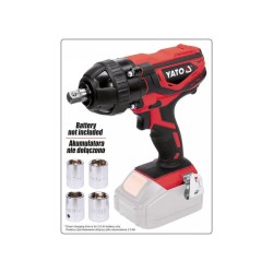 YATO Akkus ütvecsavarozó 1/2' 300 Nm 18 V Li-Ion (akku + töltő nélkül) (YT-82805) YATO Akkus ütvecsavarozó 1/2' 300 Nm 18 V Li-Ion (akku + töltő nélkül) (YT-82805)