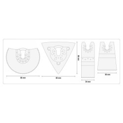 YATO Akkus multifunkciós gép 18 V Li-Ion (akku + töltő nélkül) (YT-82819) YATO Akkus multifunkciós gép 18 V Li-Ion (akku + töltő nélkül) (YT-82819)