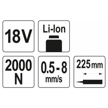 YATO Akkus kittkinyomó- és ragasztópisztoly 225 ml 18 V (akku + töltő nélkül) (YT-82889) YATO Akkus kittkinyomó- és ragasztópisztoly 225 ml 18 V (akku + töltő nélkül) (YT-82889)