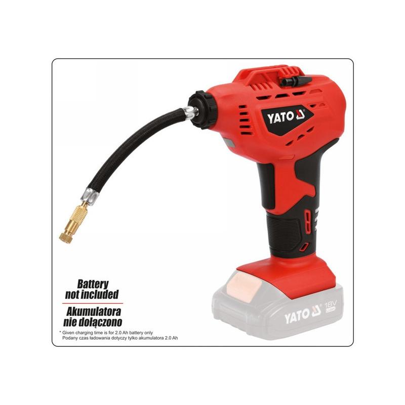 YATO Akkus pumpa 10 bar 18 V Li-Ion (akku + töltő nélkül) (YT-82895)