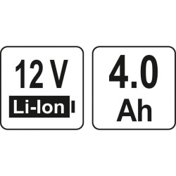 YATO Akkumulátor 12 V / 4,0 Ah Li-Ion (YT-82910)