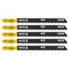 YATO Dekopírfűrészlap T10TPI 100/2,5 mm HCS (5 db/cs) (YT-3404)