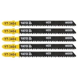 YATO Dekopírfűrészlap T10TPI 100/2,5 mm HCS (5 db/cs) (YT-3404) YATO Dekopírfűrészlap T10TPI 100/2,5 mm HCS (5 db/cs) (YT-3404)