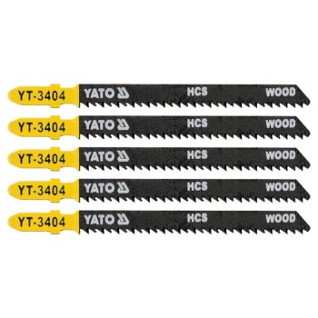 YATO Dekopírfűrészlap T10TPI 100/2,5 mm HCS (5 db/cs) (YT-3404)