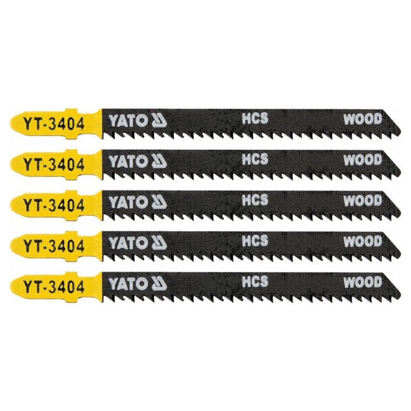 YATO Dekopírfűrészlap T10TPI 100/2,5 mm HCS (5 db/cs) (YT-3404)
