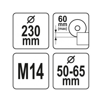 YATO Sarokcsiszoló porelszívó adapter vágáshoz 230 mm (YT-82990) YATO Sarokcsiszoló porelszívó adapter vágáshoz 230 mm (YT-82990)