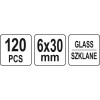 YATO Üveg biztosíték készlet 120 részes (YT-83130)