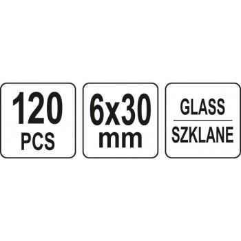 YATO Üveg biztosíték készlet 120 részes (YT-83130)