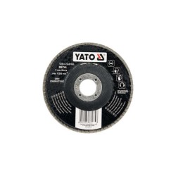 YATO Lamellás csiszolókorong döntött 125 x 22,2 mm / P80 (YT-83294) YATO Lamellás csiszolókorong döntött 125 x 22,2 mm / P80 (YT-83294)