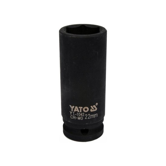 YATO Gépi hosszú dugókulcs 1/2' 22 mm CrMo (YT-1042)