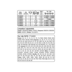 YATO Láncfűrész láncvezető 15' 0,325' 1,3 mm (YT-84933) YATO Láncfűrész láncvezető 15' 0,325' 1,3 mm (YT-84933)