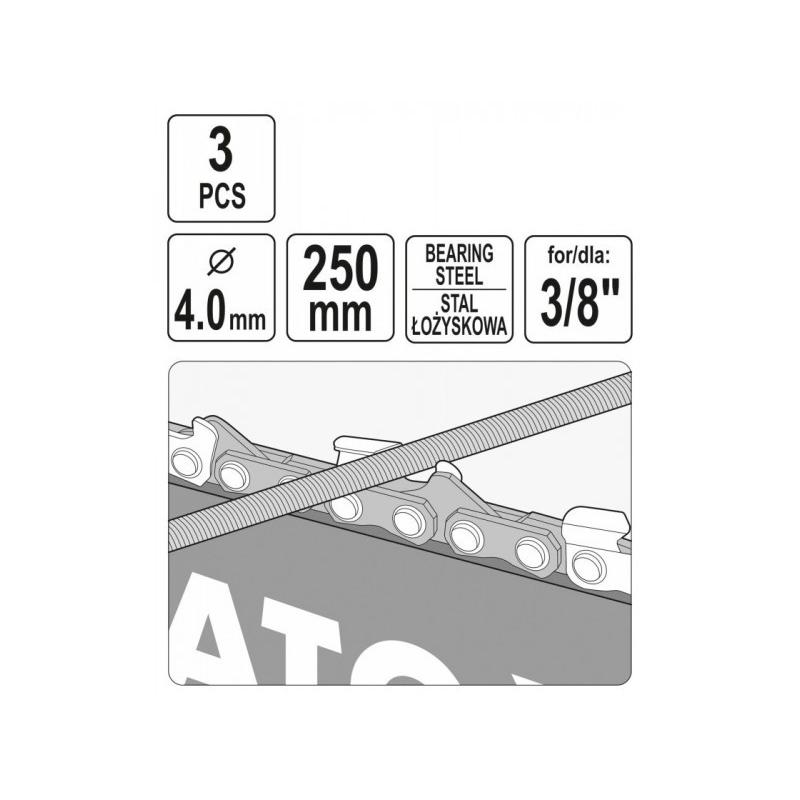 YATO Kerek láncreszelő 4,0 mm (3 db/cs) (YT-85025)