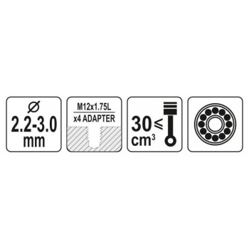 YATO Fűkasza damilfej 2,2-3,0 mm csapágyas (YT-85121)