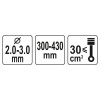 YATO Fűkasza damilfej 2,0-3,0 mm (YT-85135) YATO Fűkasza damilfej 2,0-3,0 mm (YT-85135)