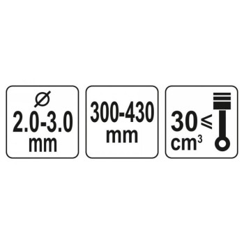YATO Fűkasza damilfej 2,0-3,0 mm (YT-85135)