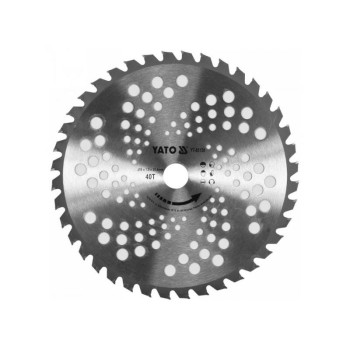 YATO Fűkasza bozótvágó tárcsa 40T 255 x 25,4 mm (YT-85150)