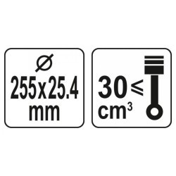YATO Fűkasza bozótvágó tárcsa 40T 255 x 25,4 mm (YT-85150)