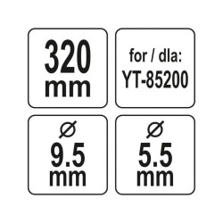 YATO Fűnyírókés YT-85200 fűnyíróhoz 320 mm (YT-85160)