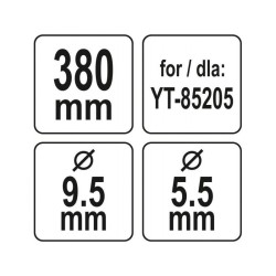 YATO Fűnyírókés YT-85205 fűnyíróhoz 380 mm (YT-85161) YATO Fűnyírókés YT-85205 fűnyíróhoz 380 mm (YT-85161)