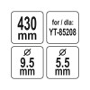 YATO Fűnyírókés YT-85208 fűnyíróhoz 430 mm (YT-85162)
