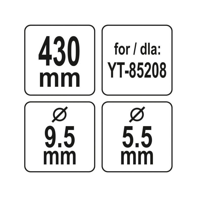 YATO Fűnyírókés YT-85208 fűnyíróhoz 430 mm (YT-85162)