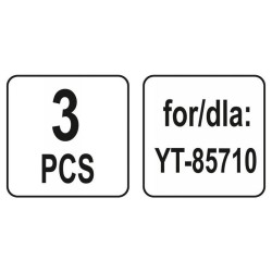 YATO Szintetikus porzsák 70 liter YT-85710 porszívóhoz (3 db/cs) (YT-85730)