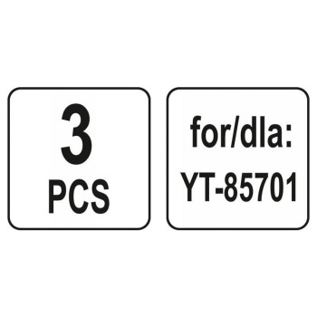 YATO Szintetikus porzsák 30 liter YT-85701 porszívóhoz (3 db/cs) (YT-85731)