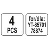 YATO Papír porzsák 30 liter YT-85701 porszívóhoz (4 db/cs) (YT-85732)