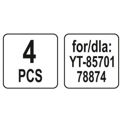 YATO Papír porzsák 30 liter YT-85701 porszívóhoz (4 db/cs) (YT-85732) YATO Papír porzsák 30 liter YT-85701 porszívóhoz (4 db/cs) (YT-85732)