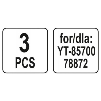 YATO Szintetikus porzsák 20 liter YT-85700 porszívóhoz (3 db/cs) (YT-85735)