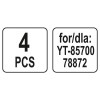 YATO Papír porzsák 20 liter YT-85700 porszívóhoz (4 db/cs) (YT-85736)
