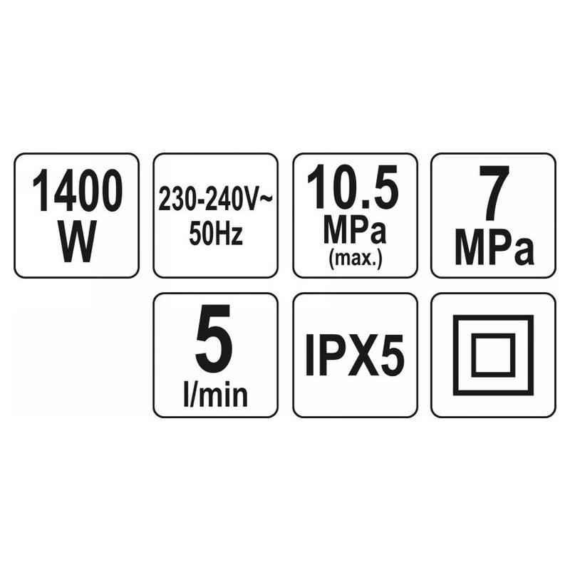 YATO Magasnyomású mosó 1400W 105bar (YT-85910)