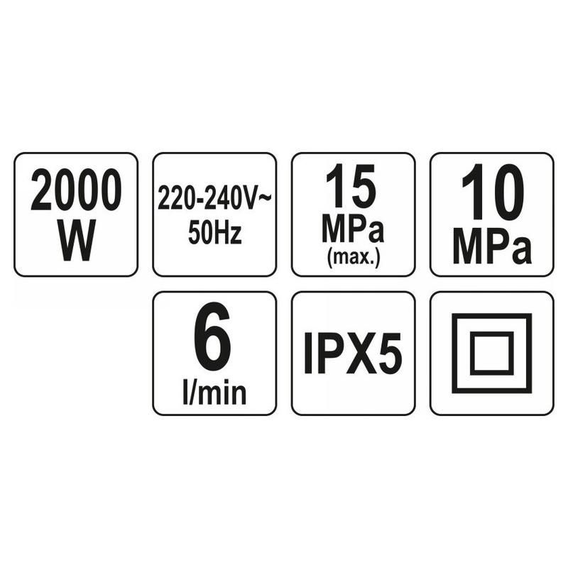 YATO Magasnyomású mosó 2000W 150bar (YT-85915)