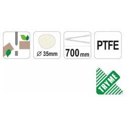 YATO Ágvágó teflon rávágó 700 mm/35 mm (YT-8834)