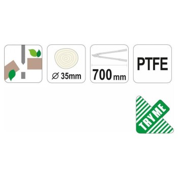 YATO Ágvágó teflon rávágó 700 mm/35 mm (YT-8834) YATO Ágvágó teflon rávágó 700 mm/35 mm (YT-8834)