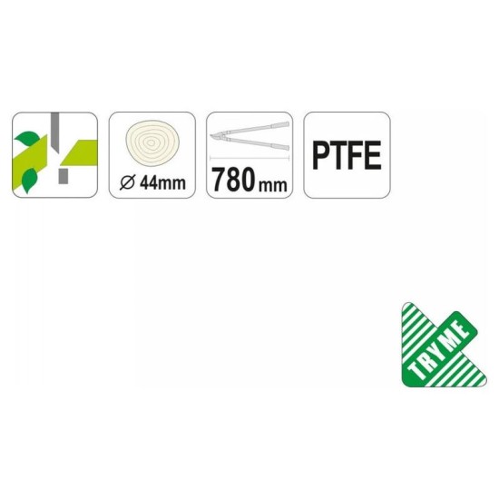YATO Ágvágó 780 mm/44 mm áttételes (YT-8835)