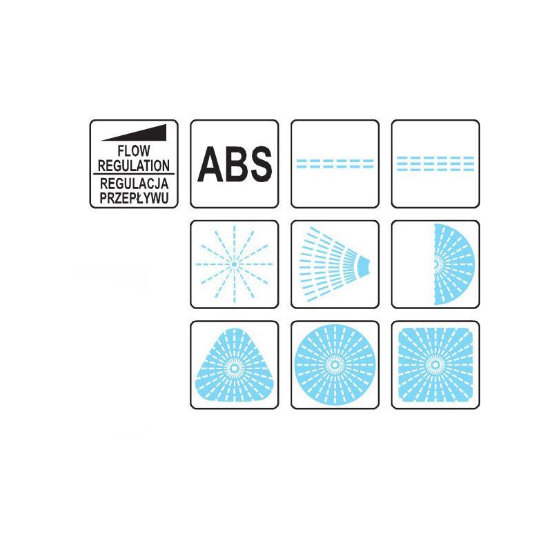 YATO Locsolótalp 8 funkciós (YT-8991)