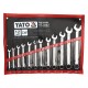 YATO Csillag-villáskulcs készlet 12 részes 8-24 mm CrV (YT-0362) YATO Csillag-villáskulcs készlet 12 részes 8-24 mm CrV (YT-0362)