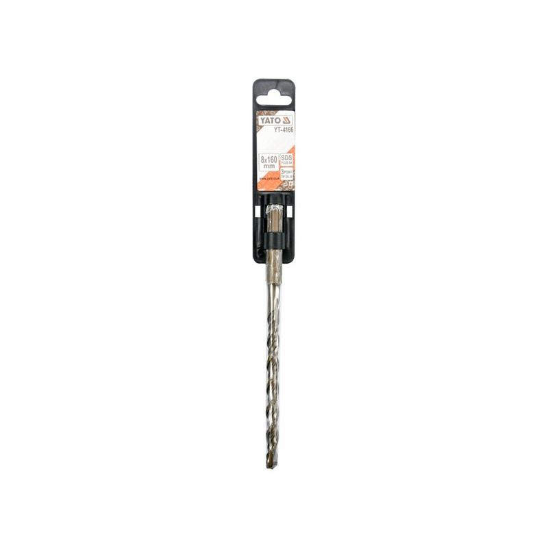 YATO Kőzetfúró 8,0 x 160/90 mm SDS-Plus (YT-4166) YATO Kőzetfúró 8,0 x 160/90 mm SDS-Plus (YT-4166)