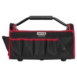 YATO YT-7435 csővázas szerszámtáska – 31 zseb, 49×23×28 cm, vízálló nylon YATO YT-7435 csővázas szerszámtáska – 31 zseb, 49×23×28 cm, vízálló nylon