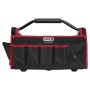 YATO YT-7435 csővázas szerszámtáska – 31 zseb, 49×23×28 cm, vízálló nylon