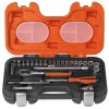 Dugókulcs készlet 1/4'' 6 lap 4-13 mm 29 db-os Bahco