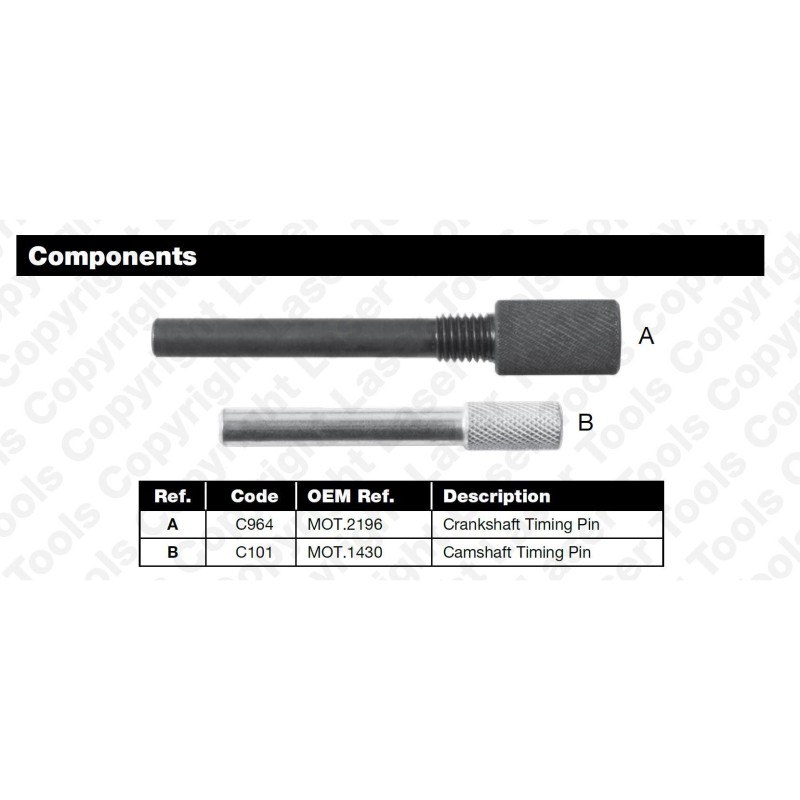 Vezérlésrögzítő készlet Renault 1.5 Blue DCi 2018-tól K9K-872 / K9K-873 Vezérlésrögzítő készlet Renault 1.5 Blue DCi 2018-tól K9K-872 / K9K-873
