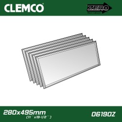 Homokfúvó szekrényhez 5 db-os gyári kopófólia 280x495 mm - Clemco Zero Homokfúvó szekrényhez 5 db-os gyári kopófólia 280x495 mm - Clemco Zero