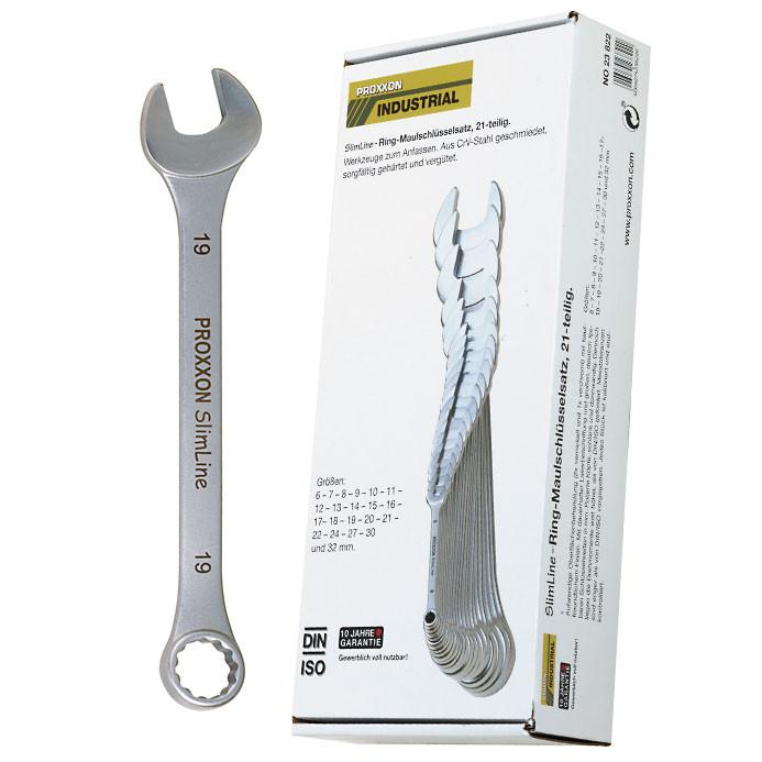 Csillag-villáskulcs készlet 21 db SLIM Proxxon (23.822)