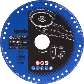 Vágókorong 125 mm Gyémánttárcsa - KWB