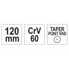 YATO Pontozó 120 mm CrV60 (YT-4692)